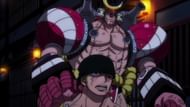 Zoro and Franky as seen in the One Piece anime (Image via Toei)